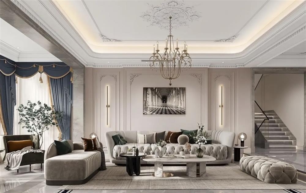 trần thạch cao hoa văn